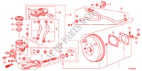 CILINDRO MAESTRO FRENO/ALIMENTO MAESTRO(LH)(2) per Honda JAZZ 1.2SE 5 Porte 5 velocità manuale 2011