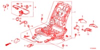 COMP. SEDILE ANT.(D.) per Honda JAZZ 1.4LSSH 5 Porte cambioautomatico 2011