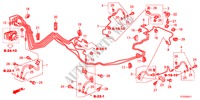CONDOTTO FRENO/MANICOTTO(LH)(DISCO)(ABS) per Honda JAZZ 1.2LSE 5 Porte 5 velocità manuale 2011