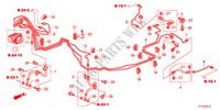 CONDOTTO FRENO/MANICOTTO(RH)(CILINDRO)(ABS) per Honda JAZZ 1.5EX 5 Porte 5 velocità manuale 2011