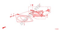 LUCE NEBBIA(1) per Honda JAZZ 1.4EXT 5 Porte 5 velocità manuale 2011