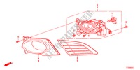 LUCE NEBBIA(2) per Honda JAZZ 1.4LSSH 5 Porte 5 velocità manuale 2011