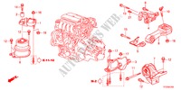 MONTATURA MOTORE(MT) per Honda JAZZ 1.4LSS 5 Porte 5 velocità manuale 2011
