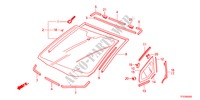 PARAVENTO ANTERIORE per Honda JAZZ 1.2SE 5 Porte 5 velocità manuale 2011