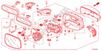 SPECCHIETTO(GIRO AUTOMATICO) per Honda JAZZ 1.4EX 5 Porte 5 velocità manuale 2011