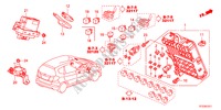 UNITA DI CONTROLLO(CABINA)(1)(RH) per Honda JAZZ 1.2SE 5 Porte 5 velocità manuale 2011