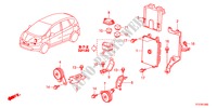UNITA DI CONTROLLO(SPAZIO MOTORE)(LH) per Honda JAZZ 1.4LSS 5 Porte 5 velocità manuale 2011