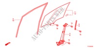 VETRO PORTIERA ANT./REGOLATORE per Honda JAZZ 1.2LSE 5 Porte 5 velocità manuale 2011
