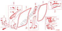 ABBELLIMENTO PILASTRO per Honda JAZZ 1.4S     TEMP TIRE 5 Porte 5 velocità manuale 2012