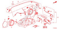 ANTENNA/ALTOPARLANTE per Honda JAZZ 1.4LS    TEMP TIRE 5 Porte 5 velocità manuale 2012