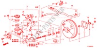 CILINDRO MAESTRO FRENO/ALIMENTO MAESTRO(LH) per Honda JAZZ 1.4LS    TEMP TIRE 5 Porte pieno automatica 2012