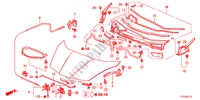 COFANO MOTORE(RH) per Honda JAZZ 1.5EXS 5 Porte 5 velocità manuale 2012