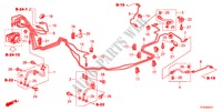 CONDOTTO FRENO/MANICOTTO(RH)(CILINDRO)(ABS) per Honda JAZZ 1.3LX 5 Porte pieno automatica 2012