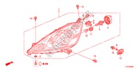 FANALE per Honda JAZZ 1.4LS    TEMP TIRE 5 Porte 5 velocità manuale 2012