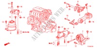 MONTATURA MOTORE(MT) per Honda JAZZ 1.2LS 5 Porte 5 velocità manuale 2012