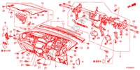 PANNELLO STRUMENTI(RH) per Honda JAZZ 1.3LX 5 Porte 5 velocità manuale 2012