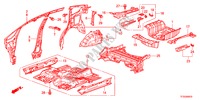 PAVIMENTO/PANNELLI INTERNI per Honda JAZZ 1.4LSH 5 Porte pieno automatica 2012
