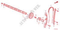 ALBERO A CAMME/CATENA CAMMA per Honda JAZZ HYBRID IMA-S 5 Porte pieno automatica 2012
