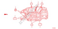 ANELLO DI TENUTA(INFERIORE) per Honda JAZZ HYBRID IMA-H 5 Porte pieno automatica 2012
