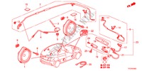 ANTENNA/ALTOPARLANTE per Honda JAZZ HYBRID IMA      TEMP TIRE 5 Porte pieno automatica 2012
