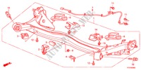 ASSALE POSTERIORE per Honda JAZZ HYBRID IMA-H    TEMP TIRE 5 Porte pieno automatica 2012