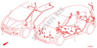 BARDATURA FILO(1)(LH) per Honda JAZZ HYBRID IMA-H    TEMP TIRE 5 Porte pieno automatica 2012