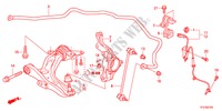 BRACCIO INFERIORE ANT. per Honda JAZZ HYBRID IMA-H 5 Porte pieno automatica 2012