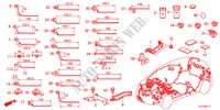 CINGHIA BARDATURA/STAFFA(LH) per Honda JAZZ HYBRID IMA-S 5 Porte pieno automatica 2012