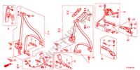 CINTURE DI SICUREZZA per Honda JAZZ HYBRID IMA-S    TEMP TIRE 5 Porte pieno automatica 2012