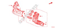 CONTROLLO CLIMATIZZATORE AUTO(LH) per Honda JAZZ HYBRID IMA-H    TEMP TIRE 5 Porte pieno automatica 2012