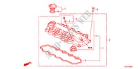 COPERTURA TESTA CILINDRO per Honda JAZZ HYBRID IMA-S    TEMP TIRE 5 Porte pieno automatica 2012