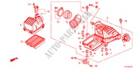 FILTRO ARIA per Honda JAZZ HYBRID IMA-S    TEMP TIRE 5 Porte pieno automatica 2012