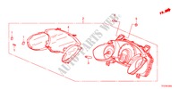 INDICATORE per Honda JAZZ HYBRID IMA-S    TEMP TIRE 5 Porte pieno automatica 2012
