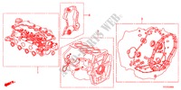 KIT GUARNIZIONE per Honda JAZZ HYBRID IMA-H    TEMP TIRE 5 Porte pieno automatica 2012