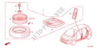 KIT RUOTA ATTENUATORE per Honda JAZZ HYBRID IMA-H 5 Porte pieno automatica 2012
