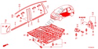 MODANATURA per Honda JAZZ HYBRID IMA-H 5 Porte pieno automatica 2012