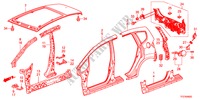 PANNELLI ESTERNI/PANNELLO POSTERIORE per Honda JAZZ HYBRID IMA-H    TEMP TIRE 5 Porte pieno automatica 2012