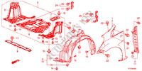 PARAFANGO ANTERIORE per Honda JAZZ HYBRID IMA-H    TEMP TIRE 5 Porte pieno automatica 2012