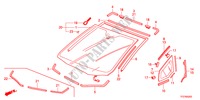 PARAVENTO ANTERIORE per Honda JAZZ HYBRID IMA-H    TEMP TIRE 5 Porte pieno automatica 2012