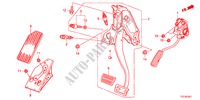 PEDALE(LH) per Honda JAZZ HYBRID IMA-S    TEMP TIRE 5 Porte pieno automatica 2012