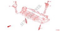 RINCULO SOPRA SPINA per Honda JAZZ HYBRID IMA-H 5 Porte pieno automatica 2012