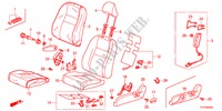 SEDILE ANTERIORE(S.)(CUOIO) per Honda JAZZ HYBRID IMA-H 5 Porte pieno automatica 2012