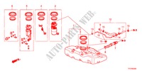 SERBATOIO COMBUSTIBILE per Honda JAZZ HYBRID IMA-S    TEMP TIRE 5 Porte pieno automatica 2012