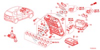 UNITA DI CONTROLLO(CABINA)(1)(LH) per Honda JAZZ HYBRID IMA-H 5 Porte pieno automatica 2012
