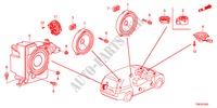 ALTOPARLANTE per Honda ODYSSEY EXL 5 Porte 5 velocità automatico 2011