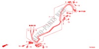 ARIA CONDIZIONATA(TUBI POSTERIORI/CONDOTTI POSTERIORI) per Honda ODYSSEY LX 5 Porte 5 velocità automatico 2011