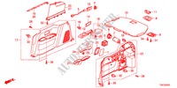 FODERA LATO per Honda ODYSSEY EXL 5 Porte 5 velocità automatico 2011
