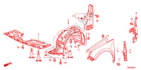 PARAFANGHI ANTERIORI per Honda ODYSSEY EXL 5 Porte 5 velocità automatico 2011