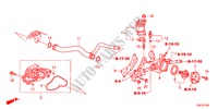 POMPA ACQUA per Honda ODYSSEY TOURING 5 Porte 6 velocità automatico 2011