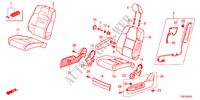 SEDILE ANTERIORE(S.) per Honda ODYSSEY EXL 5 Porte 5 velocità automatico 2011